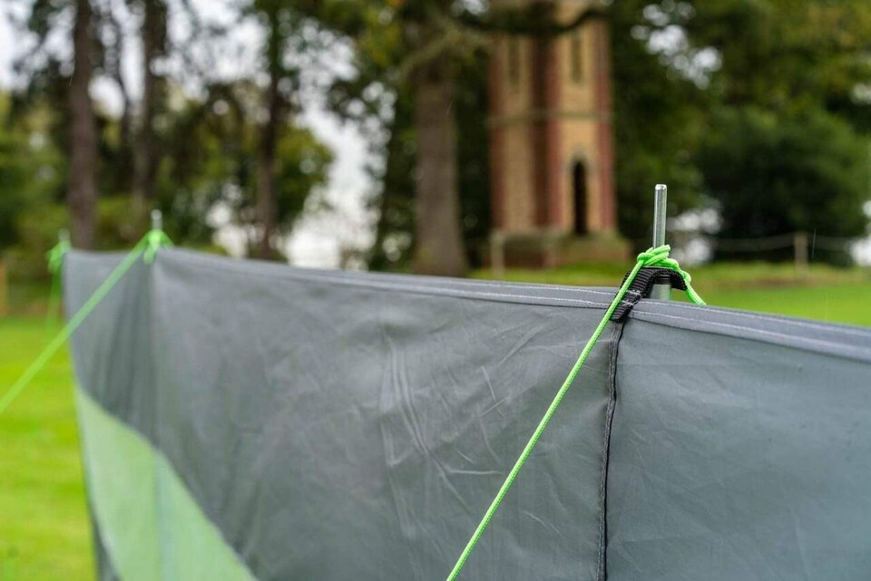 image 1 of Charcoal Compact Vision Windbreak