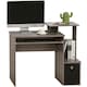 image 1 of HOMCOM Computer Desk with Sliding Keyboard Tray Storage Drawer Shelf Grey