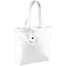 Westford Mill Organic Cotton Shopper Bag - White - One Size White