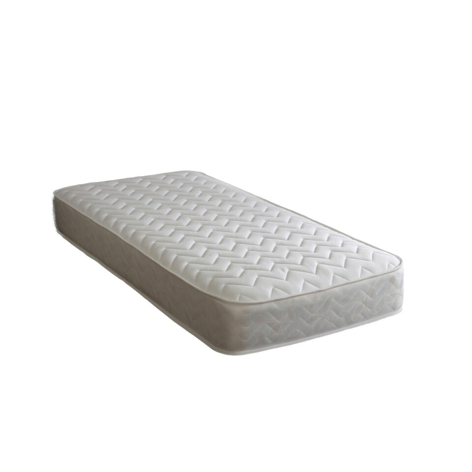 image 1 of Essentials Zig Zag Hybrid Mattress - 7.5 Inch Deep, Soft Firmness | White | European Double