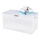 image 4 of Seaton White Wooden Storage Chest, Blanket Box, Trunk, Ottoman, Toy Box