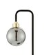 image 4 of First Choice Lighting Set of 2 Matt Black and Smoked Glass Table Lights Black | Grey
