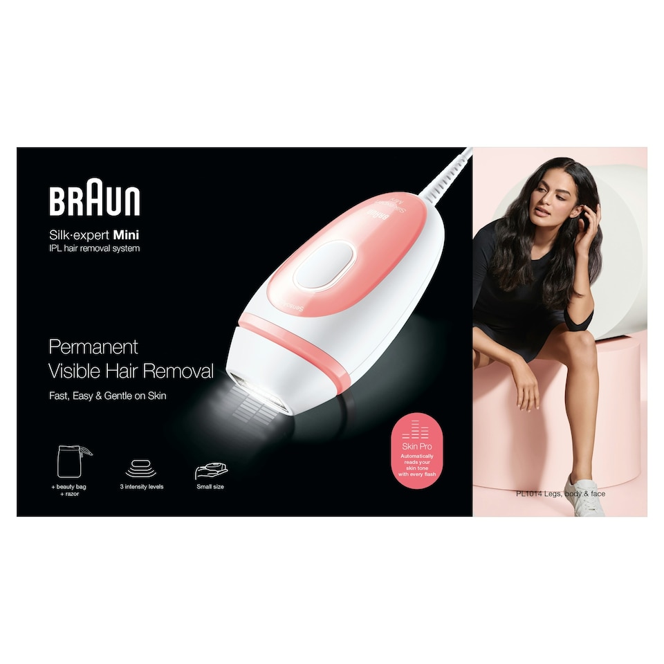 image 1 of Braun IPL Silk·Expert Mini PL1014 Latest Generation IPL, At-home Hair Removal