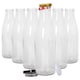 image 1 of Argon Tableware Glass Water Bottles with Metal Lids - 960ml - Pack of 6 Clear | One Size