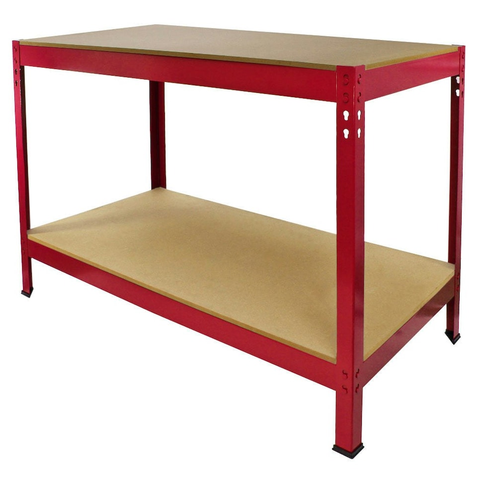 image 1 of Q-RAX Red Workbench 100cm Red