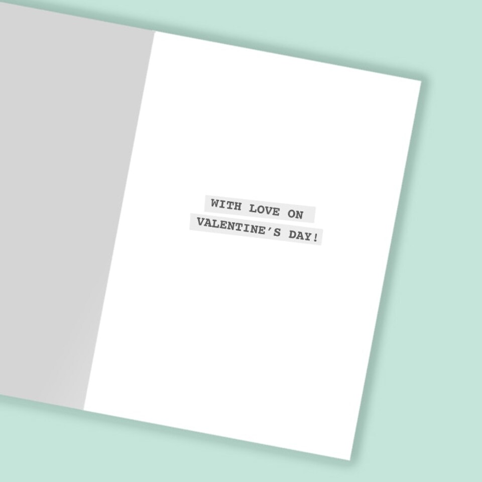 image 1 of I Flippin' Love You - Funny Valentine's Day Card For Girlfriend