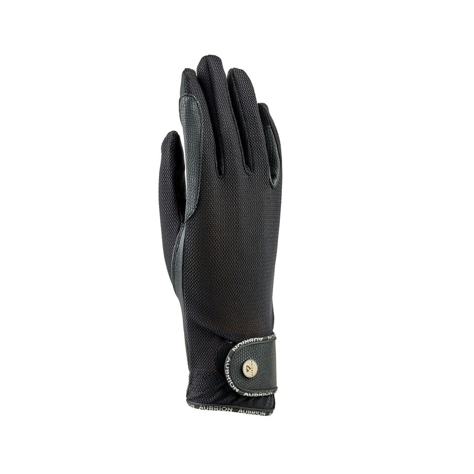 image 1 of Aubrion Aero Flexfit Riding Gloves Black | Size: X-Small
Colour: Black