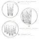 image 2 of Bormioli Rocco Bartender Stone Highball Glasses - 490ml - Pack of 4 Clear