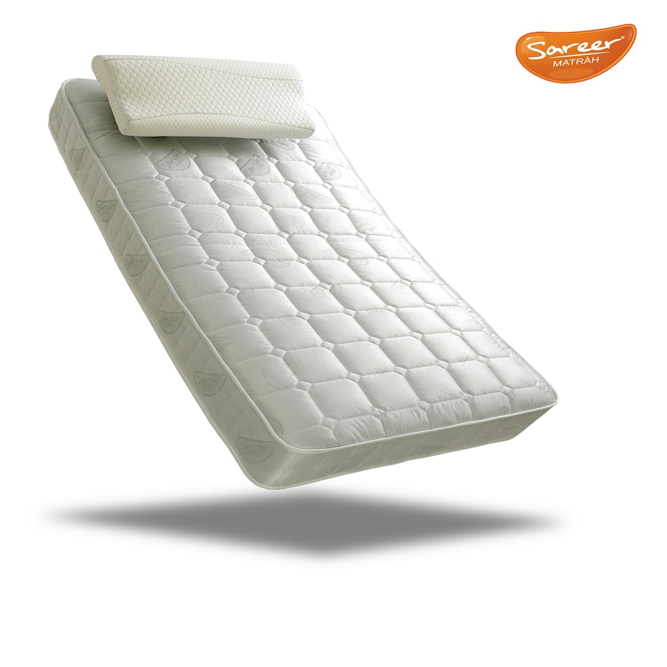image 1 of Sareer Orthopaedic Coil Sprung Mattress 3FT White | Single