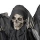 image 8 of HOMCOM Winged Grim Reaper Animatronic Prop w/ Light Up Eyes, for Haunted House