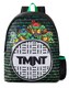 image 1 of Teenage Mutant Ninja Turtles Kids Backpack in Black & Green | TMNT Sewers Pocket Bag with Adjustable Straps | Cartoon Character School Rucksack | Black | Black