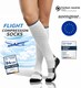 image 7 of aZengear Compression Socks for Women & Men (20-30 mmHg), Knee-High Flight Socks