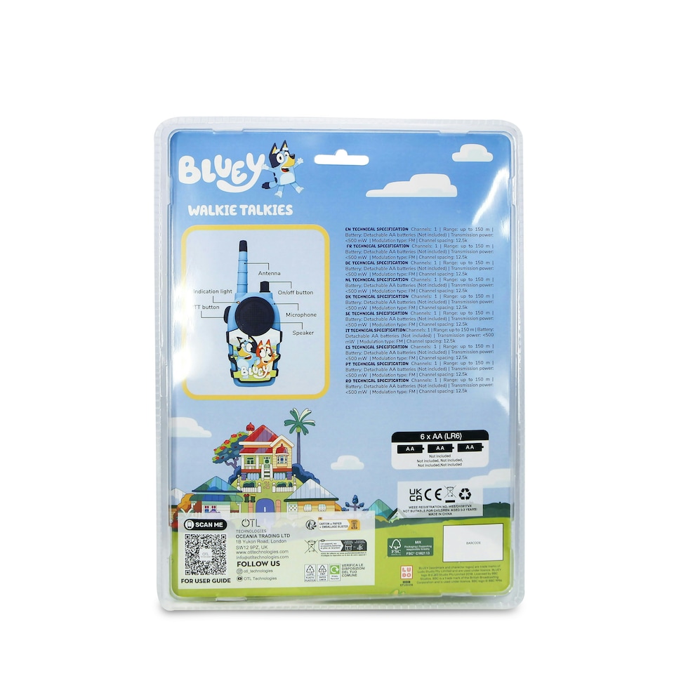 image 1 of Bluey Walkie Talkie Set