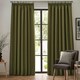 image 2 of furn. Dawn Blackout Olive Pencil Pleat Curtains (W)229cm x (D)183cm | Multi