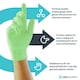 image 3 of Unigloves Green Pearl Box of 100 Nitrile Gloves