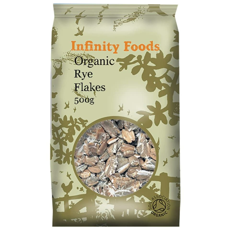 Rye Flakes, Organic 500g (Infinity Foods)