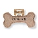 image 1 of History & Heraldry Pre-Personalised Squeaky Bone Dog Toy - Oscar