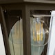 image 3 of Deco Lane 1 Light Half Outdoor Wall Lantern Bronze IP44