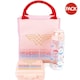 image 1 of Wonder Woman Rectangular Lunch Bag Set (Pack of 3) - Pink - One Size