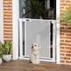 image 2 of PawHut Pressure Fit Safety Gate for Stairs w/ Auto Close 75-82 cm - White