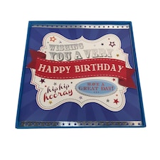 Large Wishing You a Very Happy Birthday Greeting Card