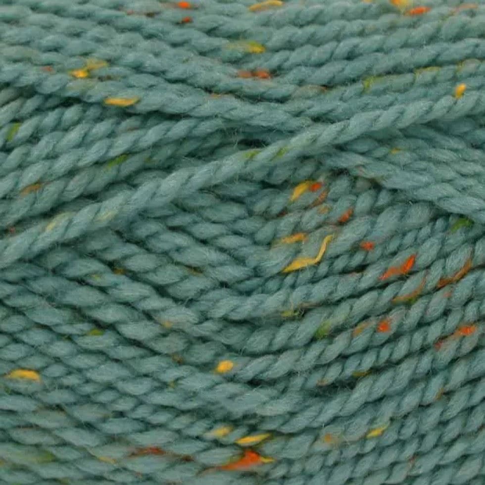 King Cole Green Tweed Chunky Yarn (Value Pack 12 x 100g Balls) For Crochet, Knitting - 138m per ball