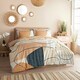 image 1 of Cosmo Living Sunset Abstract Duvet Set - Natural - Single