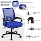 image 4 of Yaheetech Ergonomic Mesh Office Chair Mid-Back Height