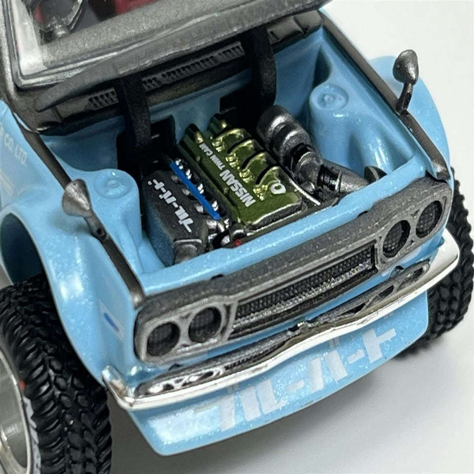 image 1 of Datsun Kaido 510 Wagon 4x4 Winter Holiday Edition 1:64 Kaido House KHMG092