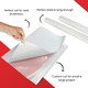image 4 of Janrax 50cm x 3m Clear Glossy CPP 0.06mm Thick Self-Adhesive Book Cover Roll
