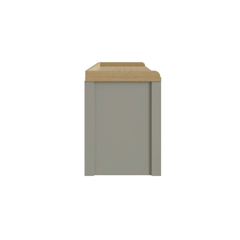 image 1 of GFW Lancaster 2 Door Shoe Bench - Grey