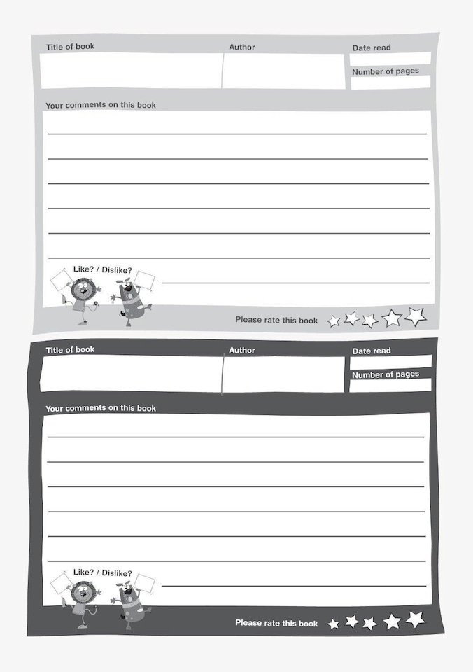 image 1 of A5 Reading Record Books Key Stage 2