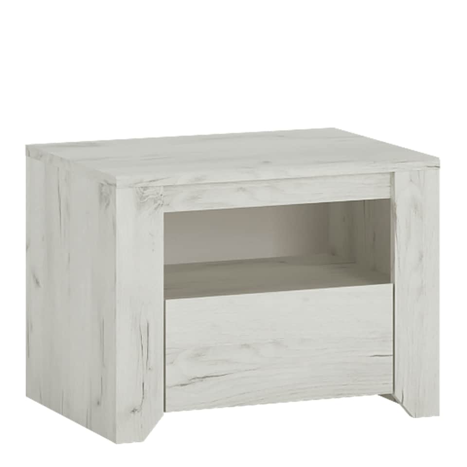image 1 of Angel 1 Drawer Bedside Cabinet