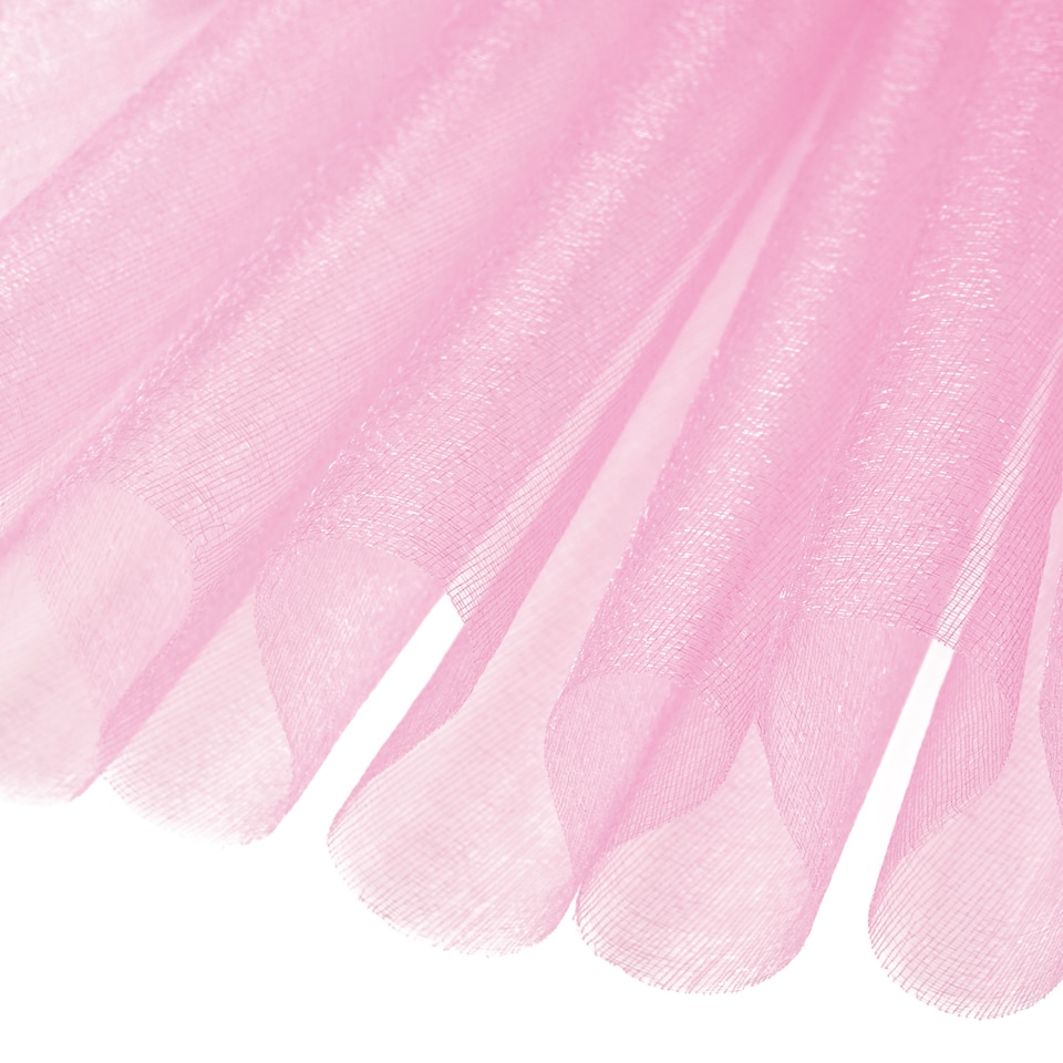 image 1 of Snow Sheer Organza Roll Glitter Sashes - 25m x 29cm