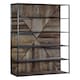 image 4 of Interiors by Premier 5 Tier Shelf Unit Brown