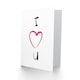 image 2 of Valentine Romance Typograph Heart You Anniversary Valentines Day Card