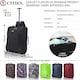 image 6 of 5 Cities 21"/55cm Backpack Trolley Bag Carry On Lightweight Travel Cabin Approved with Shoulder Straps Wheels Suit Case Hand Luggage with 2 Year Warranty Black | Black | Cabin Bag