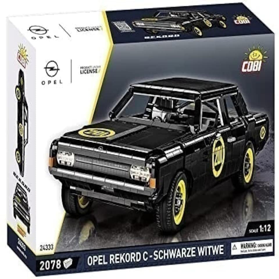 image 1 of Cobi - Youngtimer - OPEL RECORD C-SCHWARZE 2,078 pieces