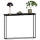 image 9 of Vida Designs Console Table With Metal Leg, Black | Black | Black