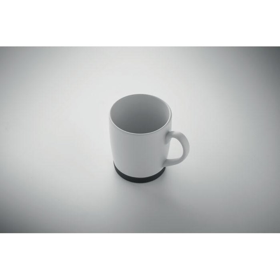 image 1 of MidOcean Ceramic 300ml Mug | White | White/Black | One Size | 1
