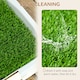 image 5 of PawHut Dog Toilet Indoor w/ Artificial Grass, Grid Panel, Tray, 46.5 x 34cm