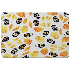 Autumn Leaves & Halloween Skulls (Placemat)