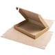 image 3 of 50 x Brown Small Single Wall Die Cut Packing Shipping Boxes C4 Brown