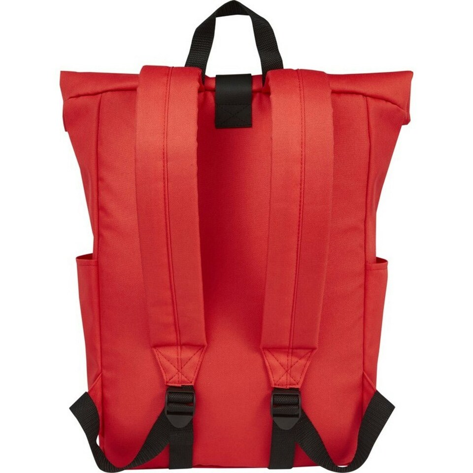 image 1 of Unbranded Byron Roll Up 18L Backpack - Red - One Size Red