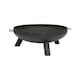 image 5 of Hammer & Tongs Round Iron Fire Pit - 68cm - Black