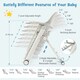image 7 of COSTWAY Foldable Baby High Chair Convertible Chair Light Grey