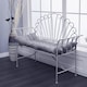 image 2 of Living and Home Thick Chaise Lounge Chair Cushion, Grey-110cm | Grey