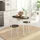 image 2 of HOMCOM Dining Table and Chairs Set of 3, Kitchen Table with 2 Chairs