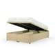 image 1 of Cream Linen Ottoman Base Super King | Multi