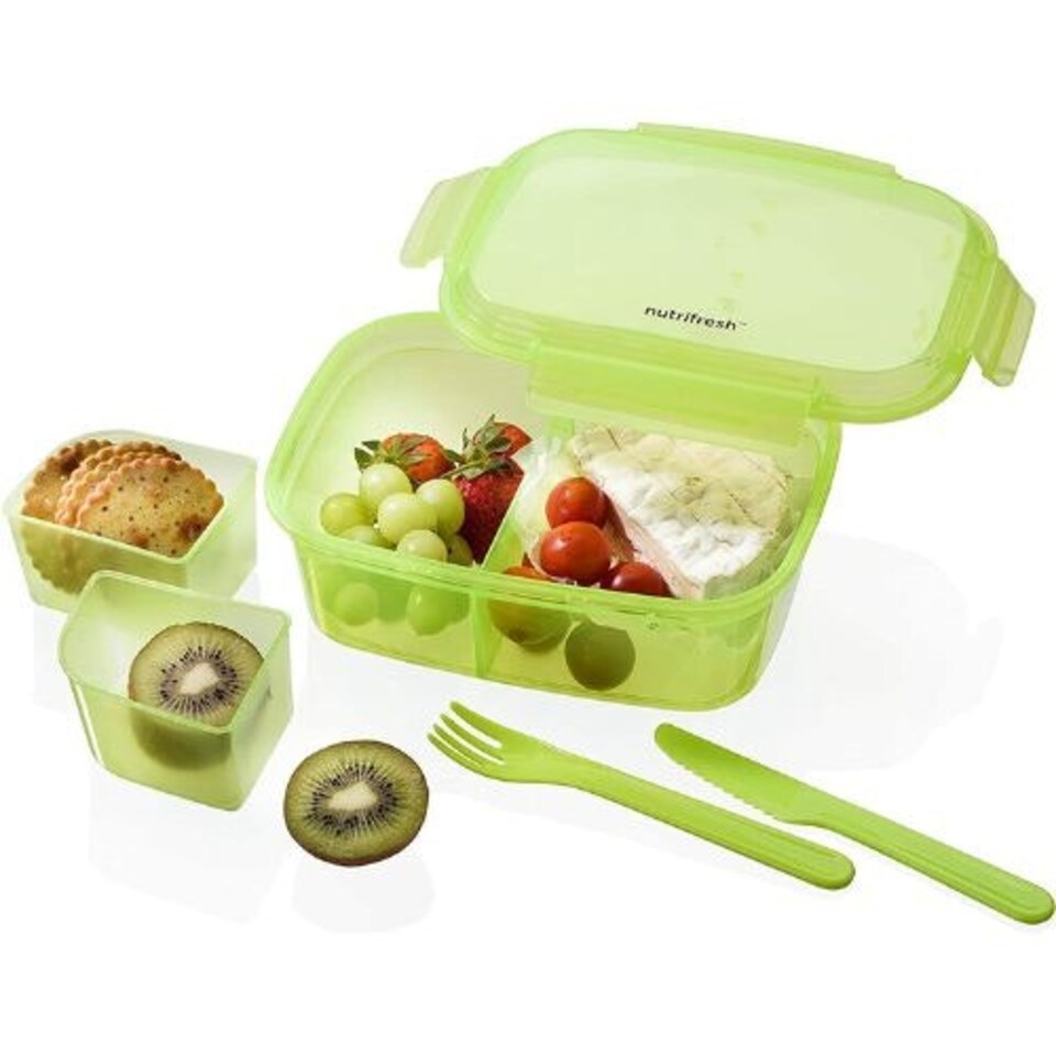 image 1 of Nutrifresh Plastic Cutlery Lunch Box